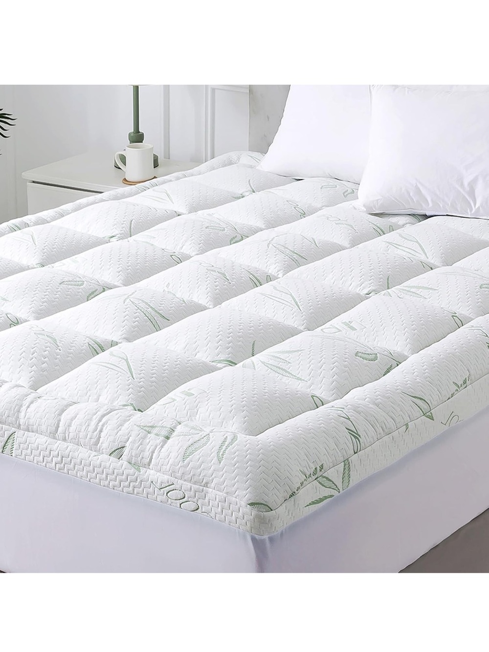 Mattress topper queen size soft pillow top mattress topper with deep pockets